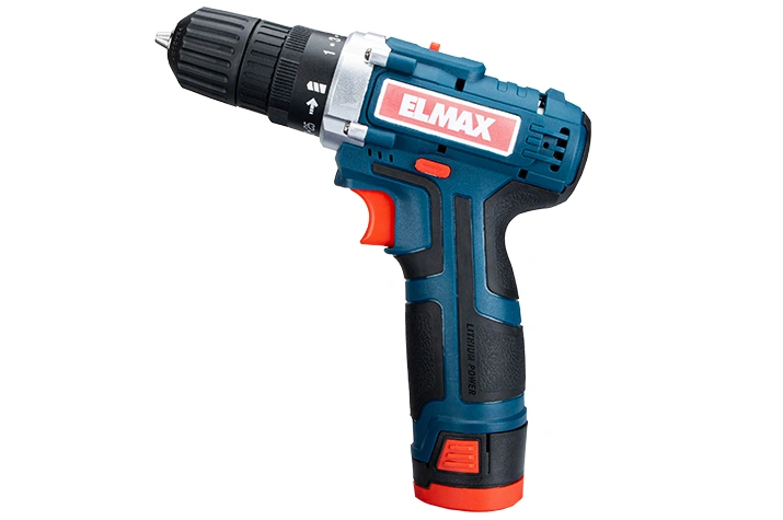 دریل شارژی 12 ولت 10 میلیمتر دو دور